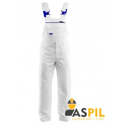 Ogrodniczki białe MAX-POPULAR